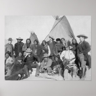 Weiße Männer (einschließlich Buffalo Bill) und Lak Poster