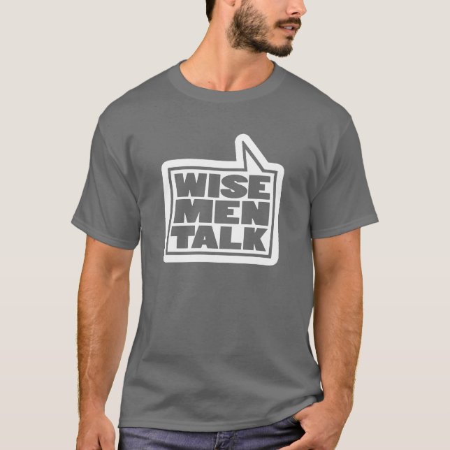 "Weiße Männer reden" bedeutet, T - Shirt grau zu s (Vorderseite)