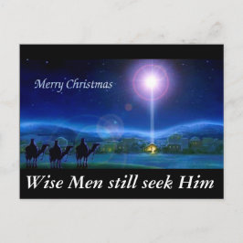 Weiße Männer suchen immer noch Ihn Weihnachts-Gruß Feiertagspostkarte