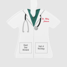 Weiße Mäntel Grüne Kreuze Doktor Beruf Ornament