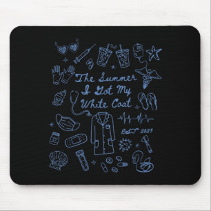 Weiße Mäntel Zeremonie Neuer Arzt Sommer Medizin Mousepad