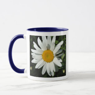weiße Margerite Blume Tasse