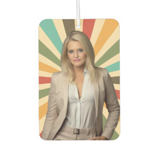 Weiße Marke Autolufterfrischer