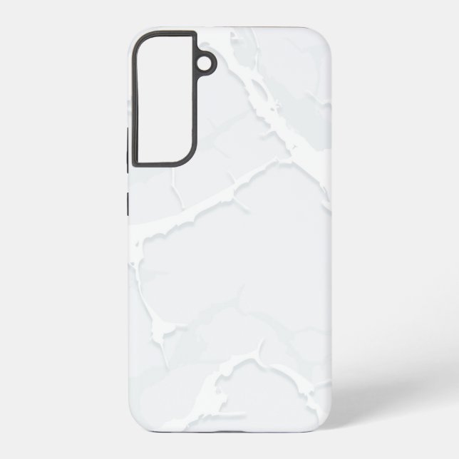 Weiße Marmor-Schrott Elegant Samsung Galaxy Hülle (Rückseite)