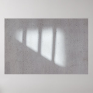 Weiße Mauer Poster
