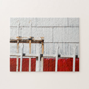 Weiße Mauer Puzzle
