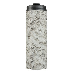 Weiße Mauer Thermosbecher