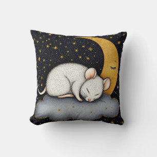 ☁️🐭 Weiße Maus Cloud Schlafzimmer Dekoration Gesc Kissen