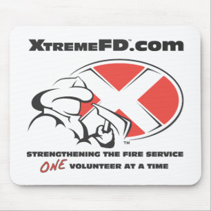 Weiße Mausunterlage mit Logo Mousepad