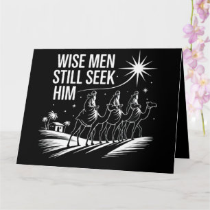 Weiße Menschen noch immer suchen ihn Christlich We Karte