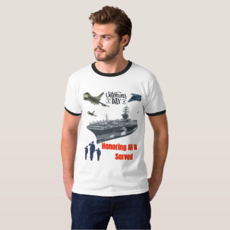 Weiße Militärmacht würdigen T-Shirt