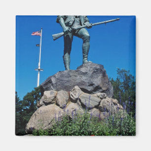 Weiße Minuteman-Statue, Lexington, Massachusetts, Magnet