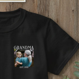 Weiße moderne fette lustige Schriftart etablierte T-Shirt