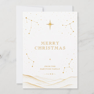 Weiße moderne himmlische Weihnachten Gold TMF26
