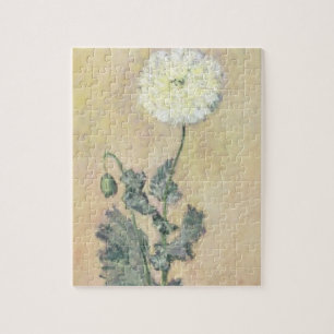 Weiße Mohnblume Claude Monets  , 1883 Puzzle