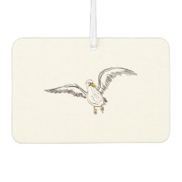 Weiße Möwe Vogel Autolufterfrischer