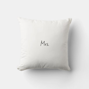Weiße Mrs. Pillow Kissen
