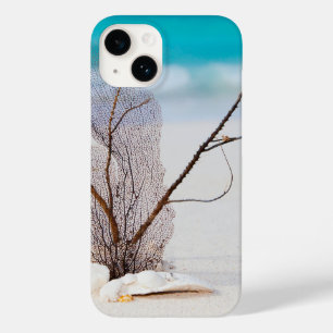 Weiße Muscheln an einem tropischen Strand Case-Mate iPhone 14 Hülle