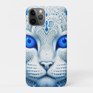 Weiße mystische Katze Ätherische AI-Kunst Case-Mate iPhone Hülle