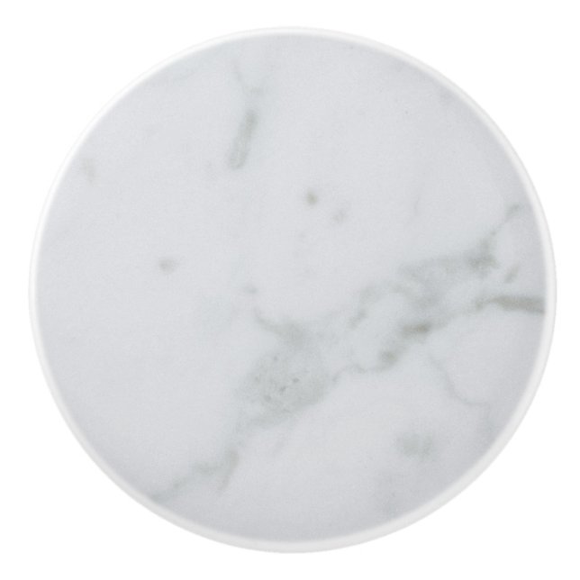 Weiße Oberfläche Keramikknauf (Vorderseite)