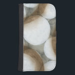 Weiße Orbs und braune Kreise Samsung S4 Geldbeutel Hülle<br><div class="desc">Drei braune Kreise teilen sich in diesem atemberaubenden Werk von Jennifer Goldberger eine Leinwand mit leuchtenden weißen Orben. Hell und lustig,  dieses Stück würde großartig in Ihrer Zuhause aussehen. Bestelle noch heute!</div>