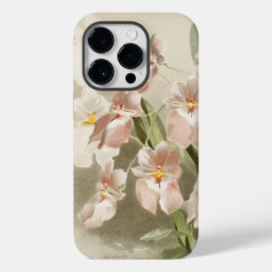 Weiße Orchideen Blume Vintag Alte Illustration Case-Mate iPhone 14 Pro Hülle