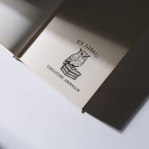    Weiße Owl   Aus der Verkaufsbibliothek Permastempel