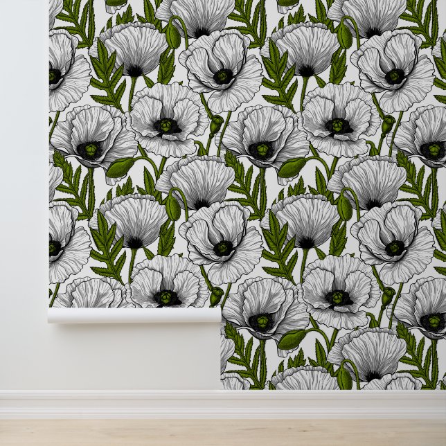 Weiße Pfeffer auf Weiß Tapete (Anwendung)