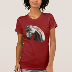 Weiße Pferde Pferdeküche Art Tierfreunde-Shirt T-Shirt