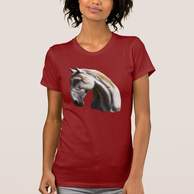 Weiße Pferde Pferdeküche Art Tierfreunde-Shirt T-Shirt (Vorderseite)