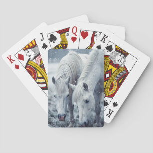 Weiße Pferde Spielkarten