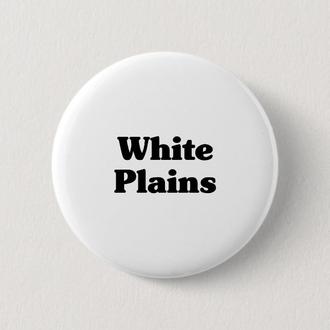 Weiße Plains Classic t Shirts Button (Vorderseite)