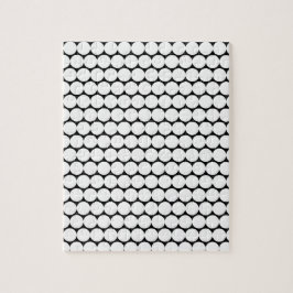Weiße Punkte/schwarzer Hintergrund frustrierendes Puzzle