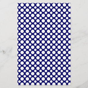 Weiße Punkte Scrapbook Papier Briefkopf