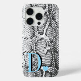 Weiße Python-Schlangenhaut - Reich Elegant Monogra Case-Mate iPhone Hülle