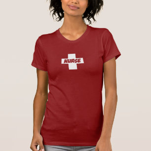 Weiße Querkopie T-Shirt