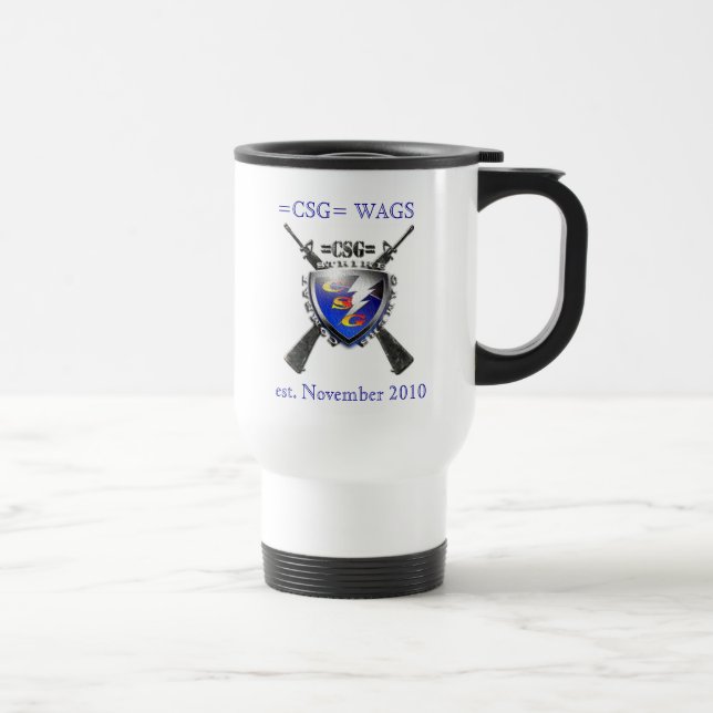 Weiße Reise-Tasse Reisebecher (Rechts)