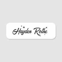 Weiße Retro-Kalligrafie