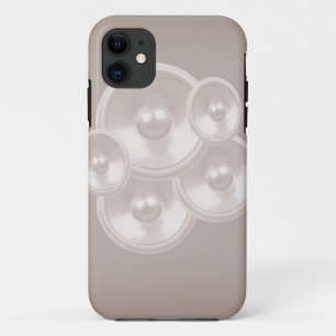 Weiße Retro-Musiklautsprecher Case-Mate iPhone Hülle
