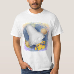 weiße Rocket T-Shirt