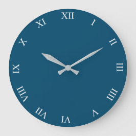 Weiße römische Zahlen Uhr Uhr Uhr