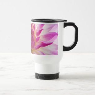 Weiße rosa Dahlienblüten Kaffeetasse Geschenke