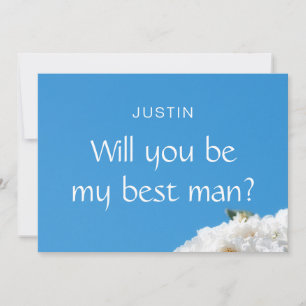 Weiße Rose Einladung