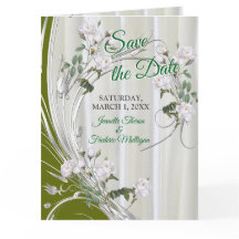 Weiße Rose in Aquarellfarben auf Champagnerseide