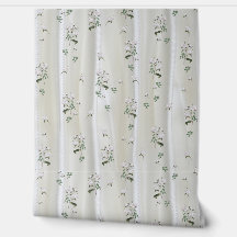 Weiße Rose in Aquarellfarben auf Champagnerseide