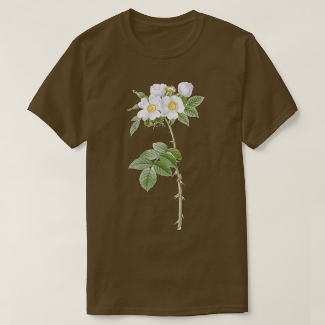 Weiße Rose T-Shirt (Design vorne)