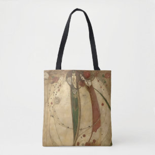 Weiße Rose und rote Rose von Margaret Mackintosh
