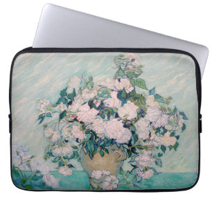 Weiße Rosen-1890-Vincent van Gogh Laptopschutzhülle