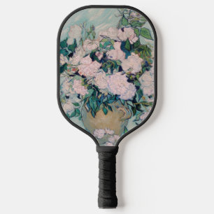 Weiße Rosen-1890-Vincent van Gogh Pickleball Schläger