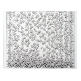 Weiße Rosen A Notizblock